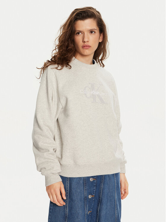 Calvin Klein Jeans Džemperis · Pilka · Regular Fit