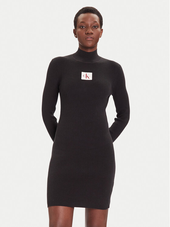 Calvin Klein Jeans Kasdieninė suknelė · Juoda · Mini
