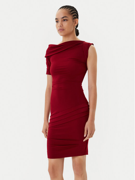 Guess Kokteilinė suknelė · Vyšninė · Mini