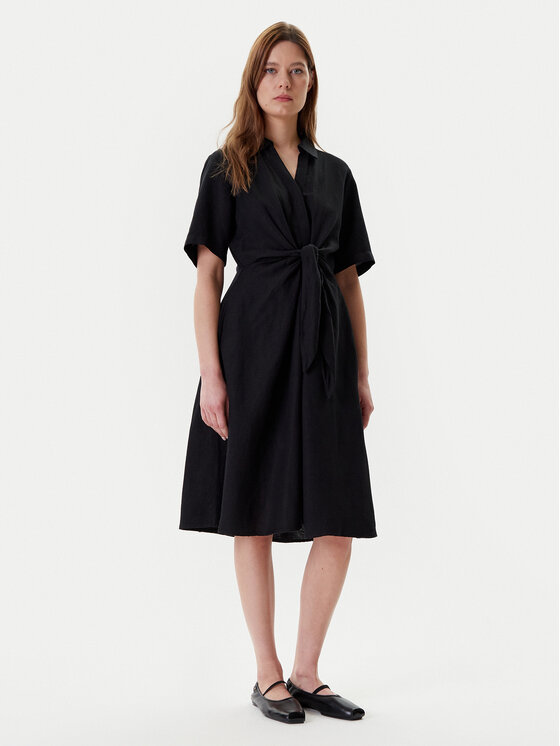 Tommy Hilfiger Kasdieninė suknelė · Juoda · Midi