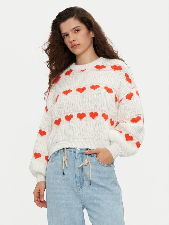 Pieces Megztinis · Écru · Regular Fit
