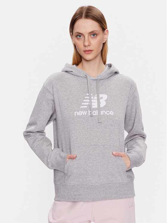 New Balance Džemperis · Pilka · Relaxed Fit