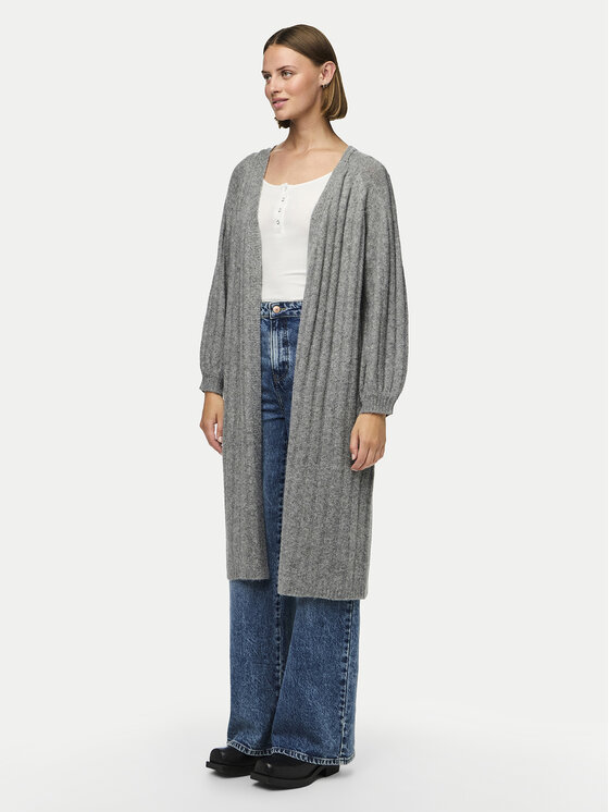Pieces Kardiganas · Pilka · Relaxed Fit
