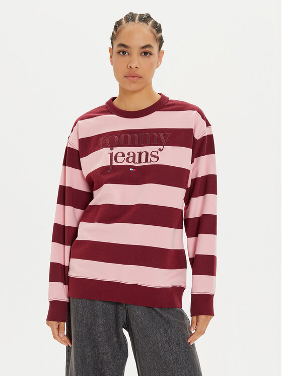 Tommy Jeans Džemperis · Violetinė · Relaxed Fit