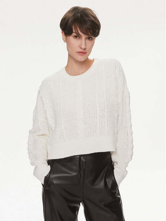 ONLY Megztinis · Balta · Regular Fit