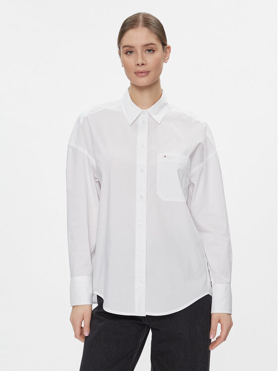 Tommy Jeans Marškiniai · Balta