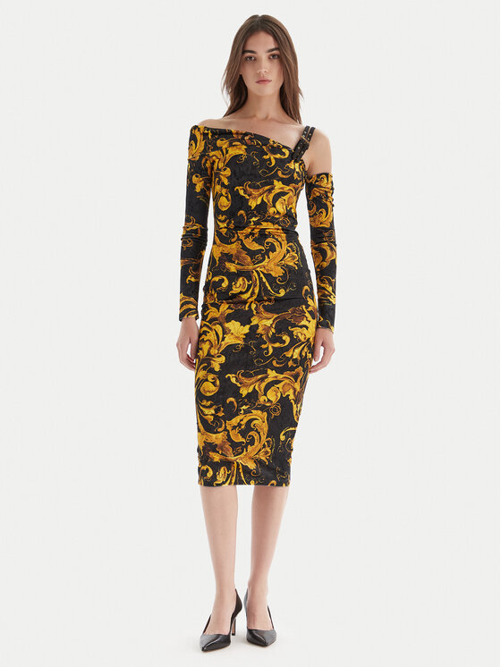 Kodas 20MAY Versace Jeans Couture Kokteilinė suknelė · Juoda · Midi