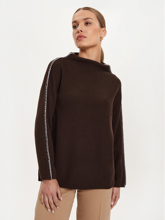 Max Mara Leisure Megztinis · Ruda · Regular Fit