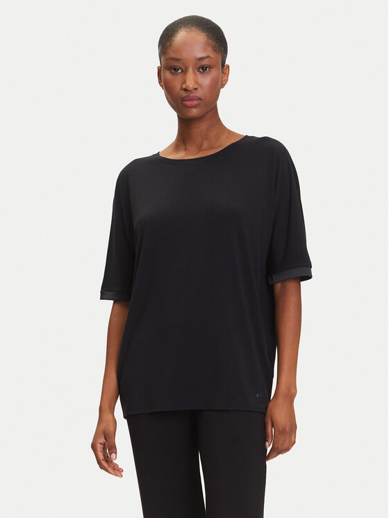 BOSS Pižamos marškinėliai · Juoda