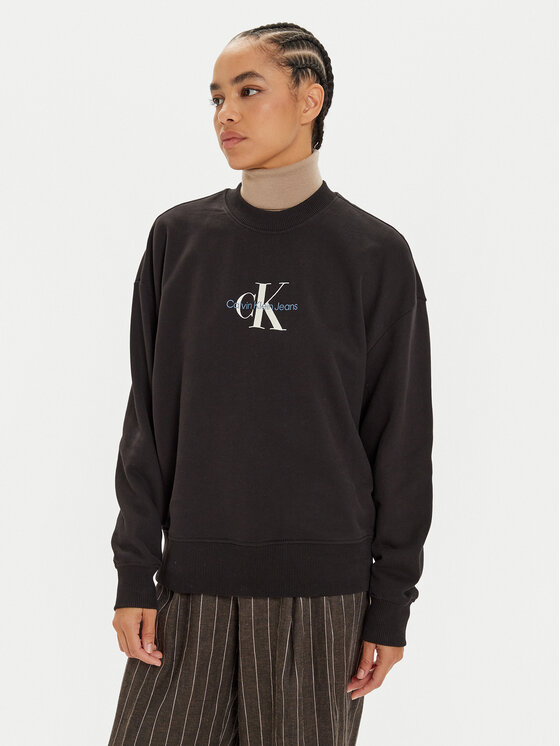 Calvin Klein Jeans Džemperis · Juoda · Regular Fit