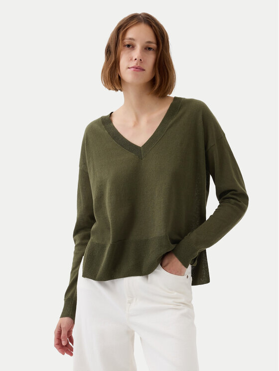Gap Megztinis · Žalia · Relaxed Fit