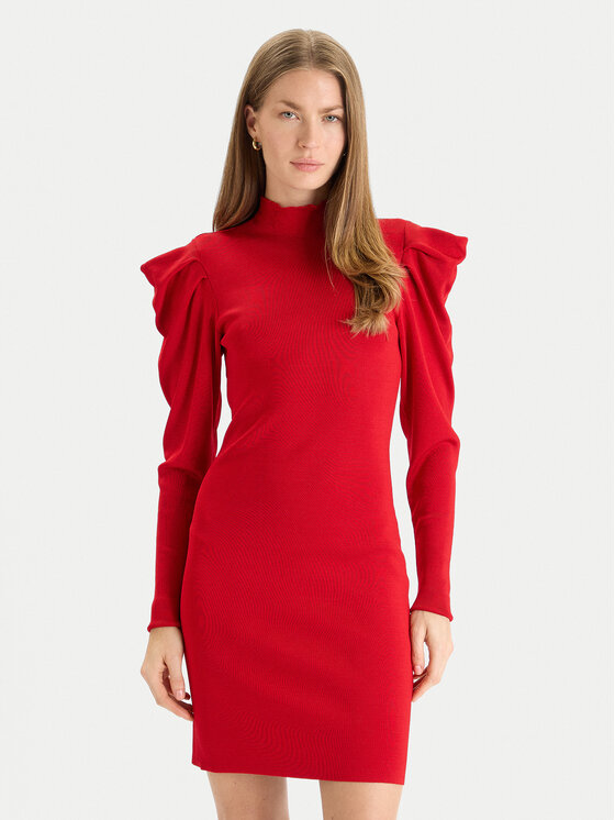TWINSET Trikotažinė suknelė · Raudona · Mini
