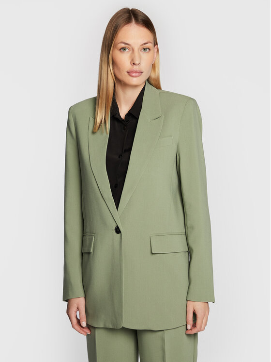 Bruuns Bazaar Švarkas · Žalia · Relaxed Fit