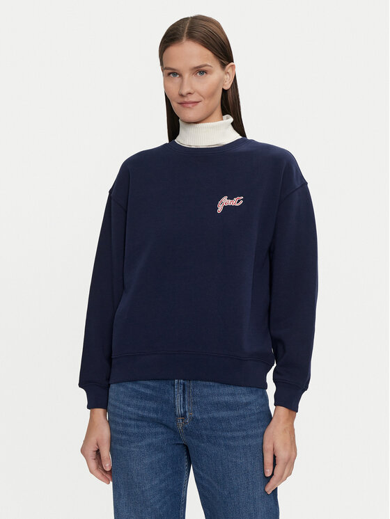 Gant Džemperis · Tamsiai mėlyna · Relaxed Fit