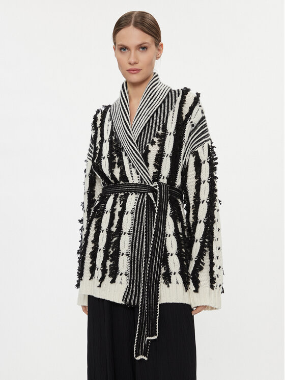 TWINSET Kardiganas · Écru · Regular Fit