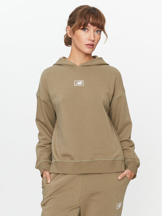New Balance Džemperis · Žalia · Regular Fit