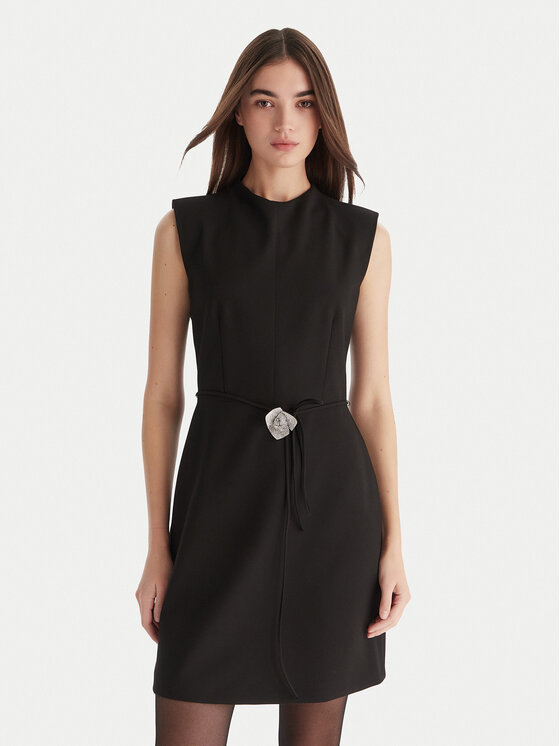 HUGO Kokteilinė suknelė · Juoda · Mini