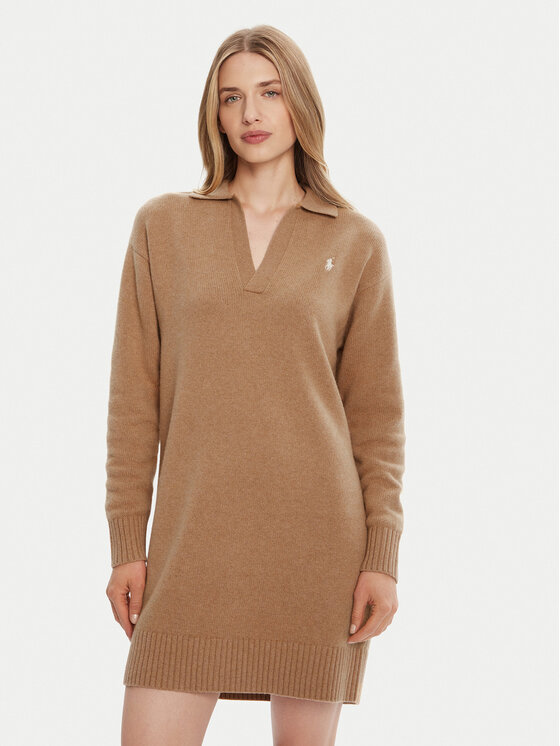 Polo Ralph Lauren Trikotažinė suknelė · Smėlio · Mini