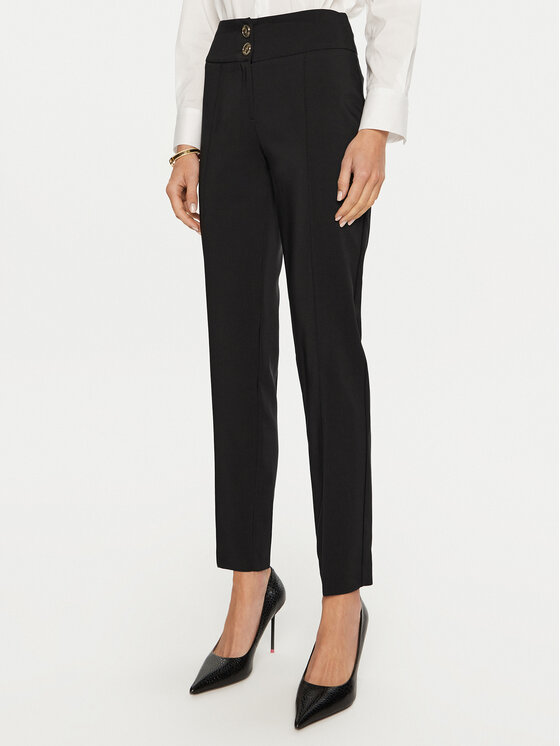 Artigli Medžiaginės kelnės · Juoda · Regular Fit