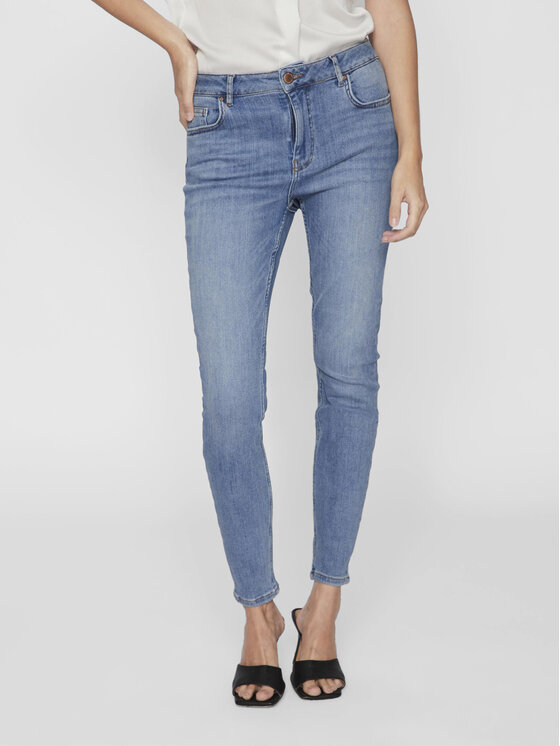 Vila Džinsai · Mėlyna · Skinny Fit