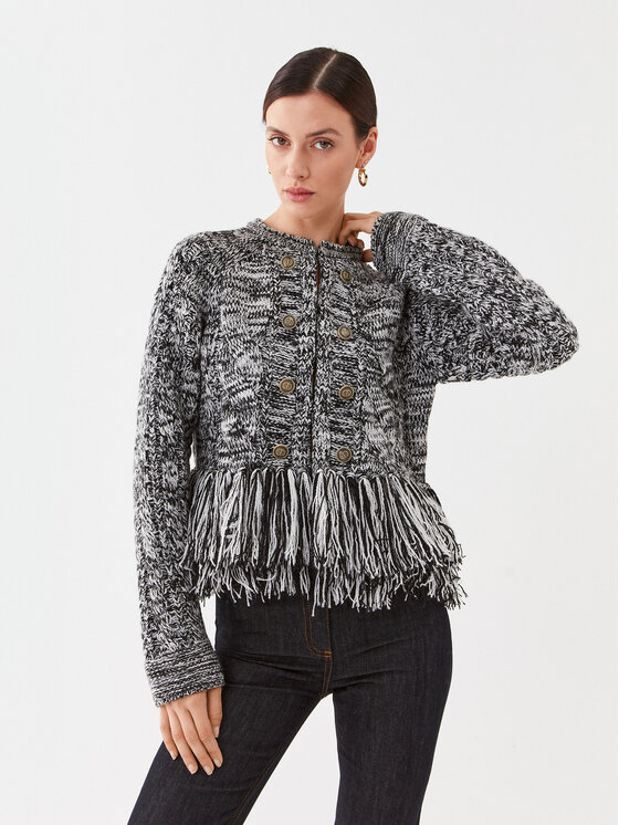 TWINSET Kardiganas · Juoda · Regular Fit