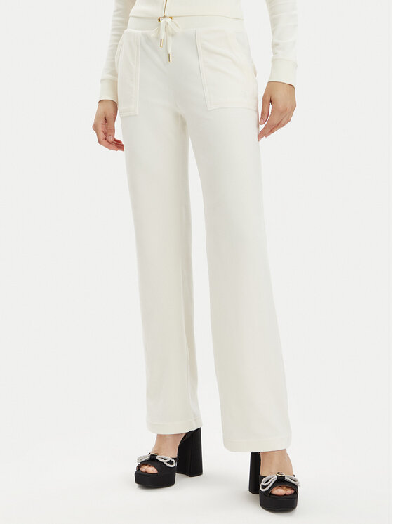 Juicy Couture Sportinės kelnės · Écru · Regular Fit