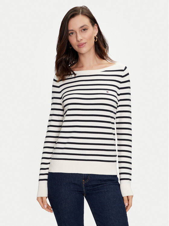Tommy Hilfiger Megztinis · Écru · Regular Fit