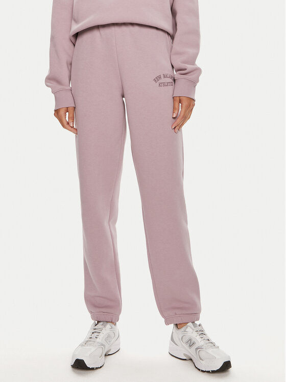 New Balance Sportinės kelnės · Violetinė · Relaxed Fit