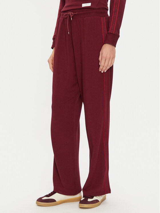 Tommy Hilfiger Sportinės kelnės · Vyšninė · Relaxed Fit