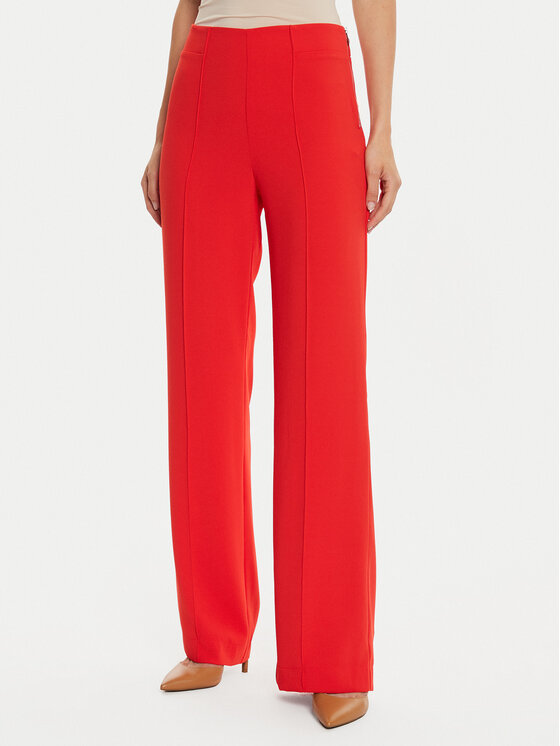 Morgan Medžiaginės kelnės · Oranžinė · Regular Fit