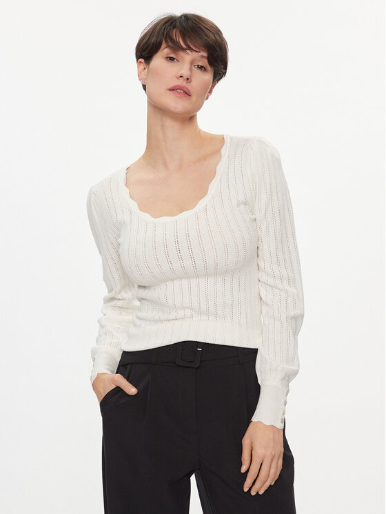 ONLY Megztinis · Balta · Regular Fit