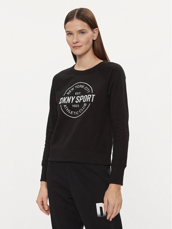DKNY Sport Džemperis · Juoda · Regular Fit