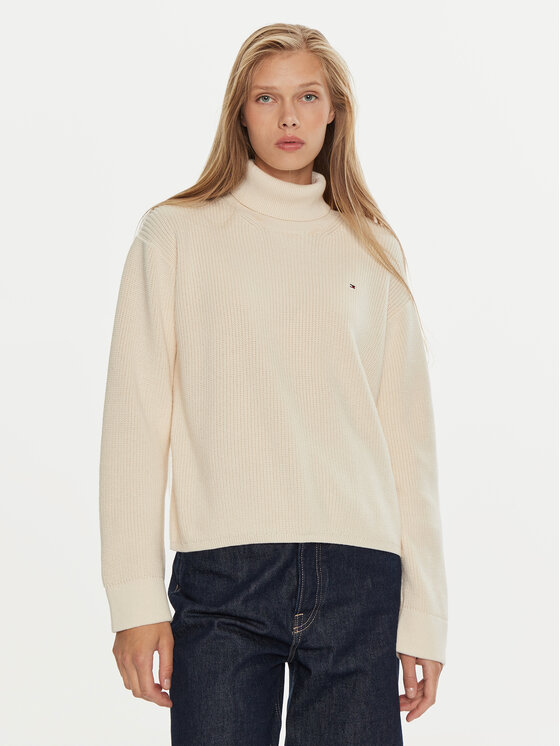 Tommy Hilfiger Golfas · Écru · Regular Fit