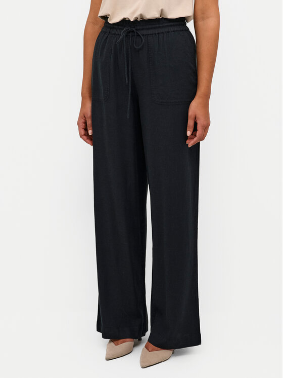 Kaffe Medžiaginės kelnės · Juoda · Relaxed Fit