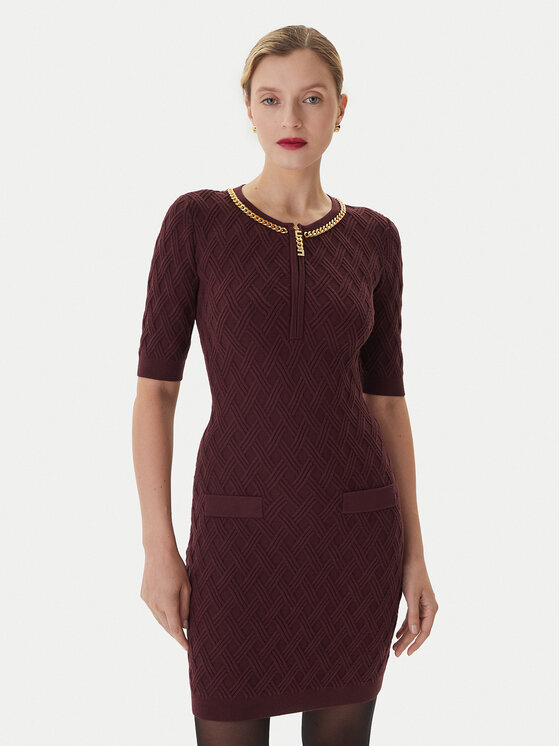 Elisabetta Franchi Kokteilinė suknelė · Vyšninė · Mini
