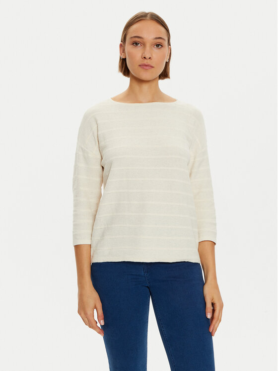 Fransa Megztinis · Écru · Regular Fit