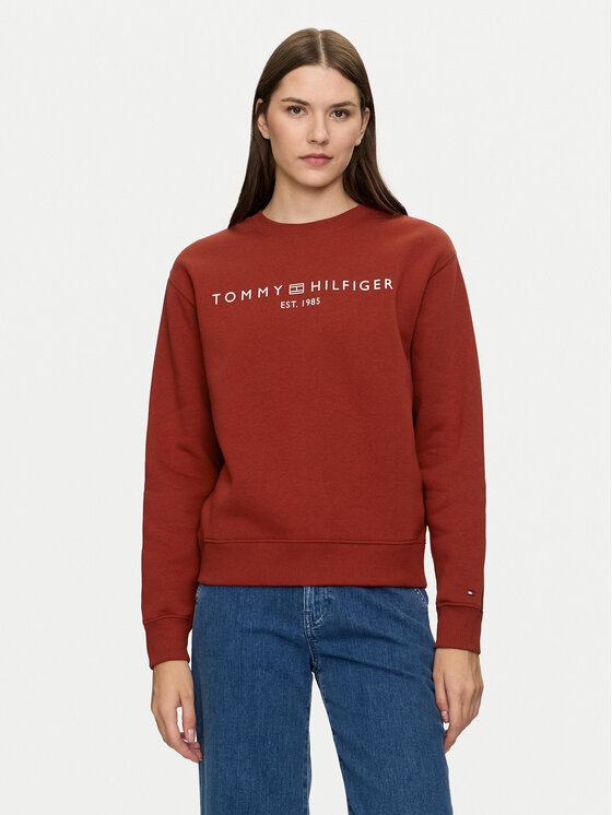 Tommy Hilfiger Džemperis · Raudona · Regular Fit