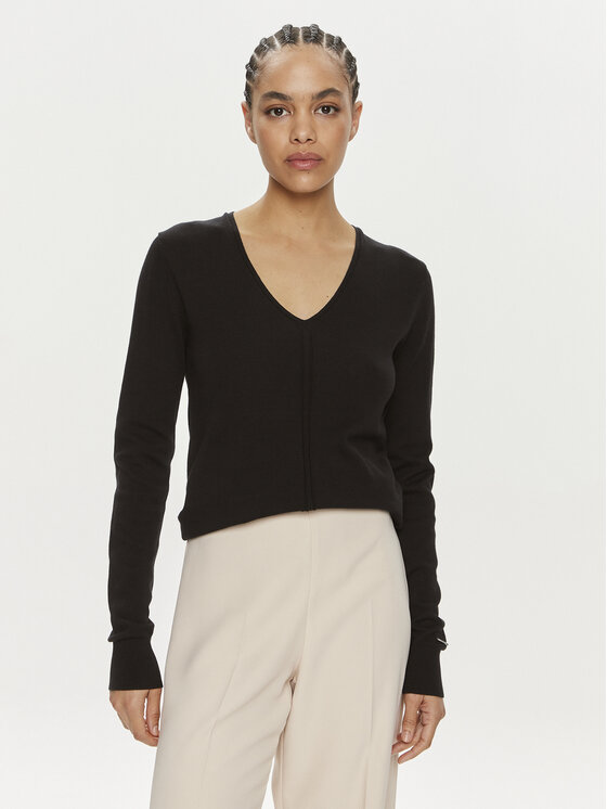 Calvin Klein Megztinis · Juoda · Regular Fit