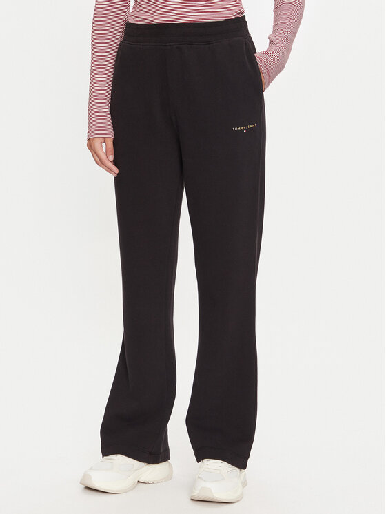 Tommy Jeans Sportinės kelnės · Juoda · Relaxed Fit