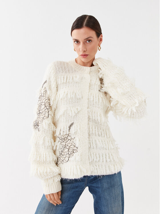 TWINSET Kardiganas · Écru · Regular Fit