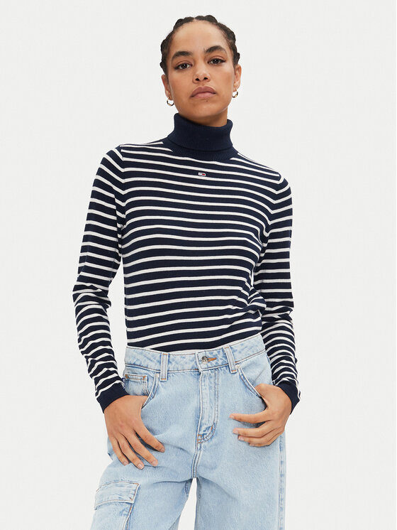 Tommy Jeans Golfas · Tamsiai mėlyna · Regular Fit