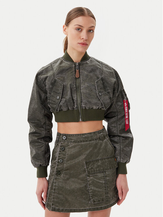 Alpha Industries Bomber striukė · Žalia