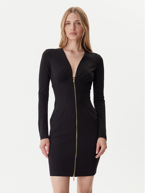 Just Cavalli Trikotažinė suknelė · Juoda · Mini