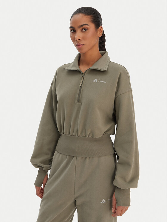 adidas Džemperis · Žalia · Relaxed Fit