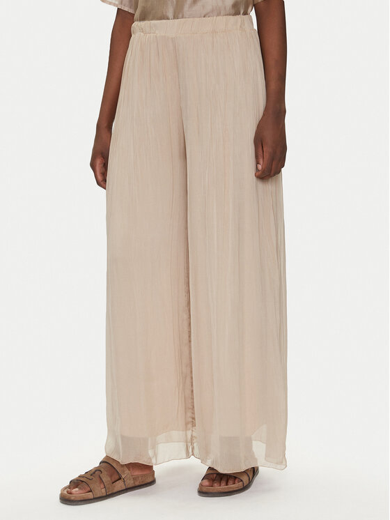 Bomboogie Palazzo kelnės · Smėlio · Relaxed Fit