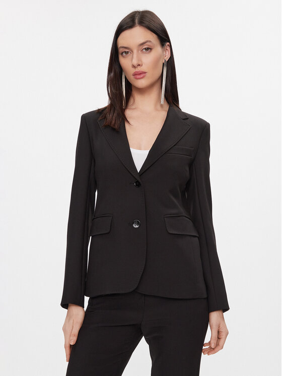 Max Mara Leisure Švarkas · Juoda · Regular Fit