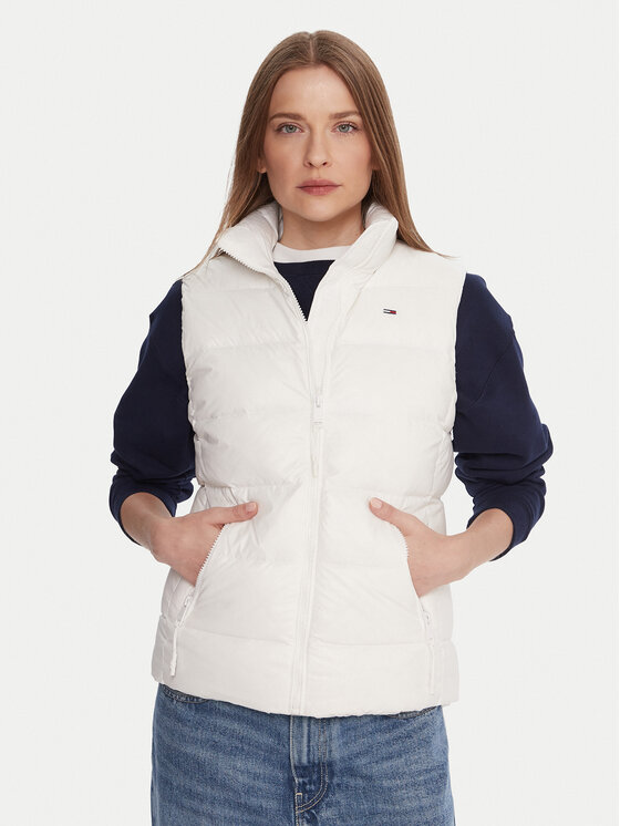 Tommy Jeans Sportinė liemenė · Balta