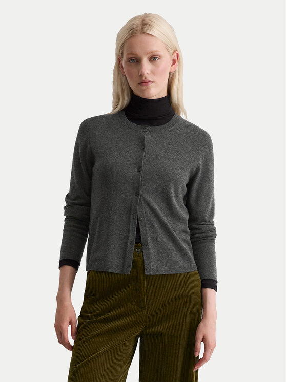 Marc O'Polo Kardiganas · Pilka · Slim Fit