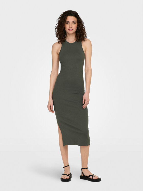 ONLY Kasdieninė suknelė · Žalia · Midi