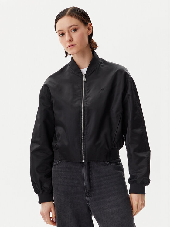 Calvin Klein Jeans Bomber striukė · Juoda